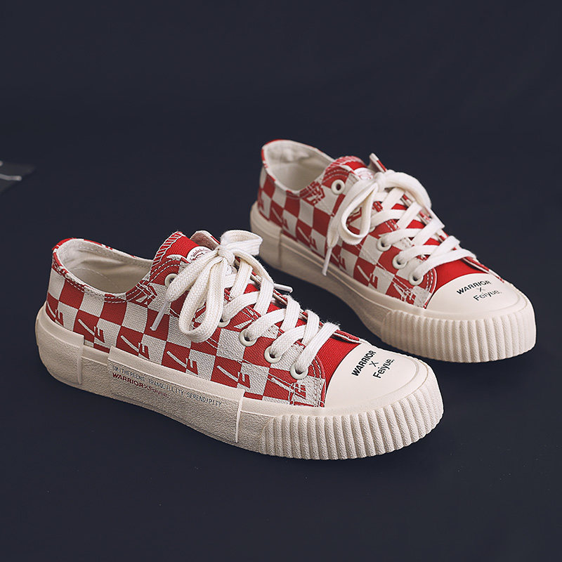 feiyue/飞跃帆布鞋女春夏新款高帮帆布鞋女