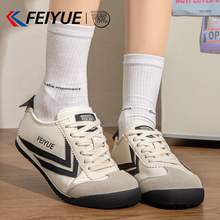 feiyue/飞跃女鞋德训鞋女2025夏秋季新款爆款透气小白鞋百搭板鞋