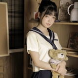 Летняя студенческая юбка в складку, комплект