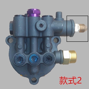 1500P家用清洗机洗车机泵头出水组件泵盖配件L9T9T10 上海四隆SL