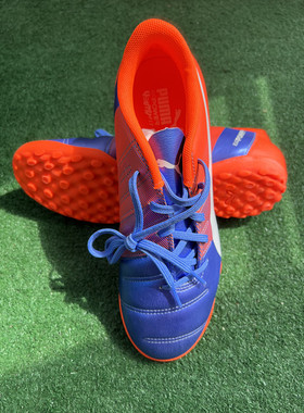 PUMA彪马专柜EVOPOWER儿童TF碎钉青少年学生比赛力量型人草足球鞋