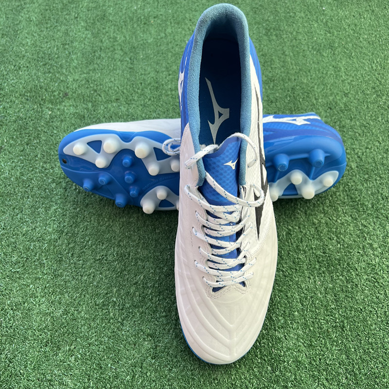 MIZUNO美津浓专柜正品REBULA 3代袋鼠皮AG短钉柔软人造草坪足球鞋