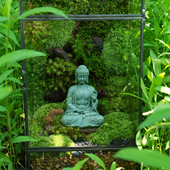 苔藓微景观森林微景观桌面案台绿植 顺丰发货 植觉先生 佛说