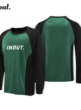 篮球训练长袖男宽松弹力inout运动t恤美式跑步秋款骑行服长袖定制