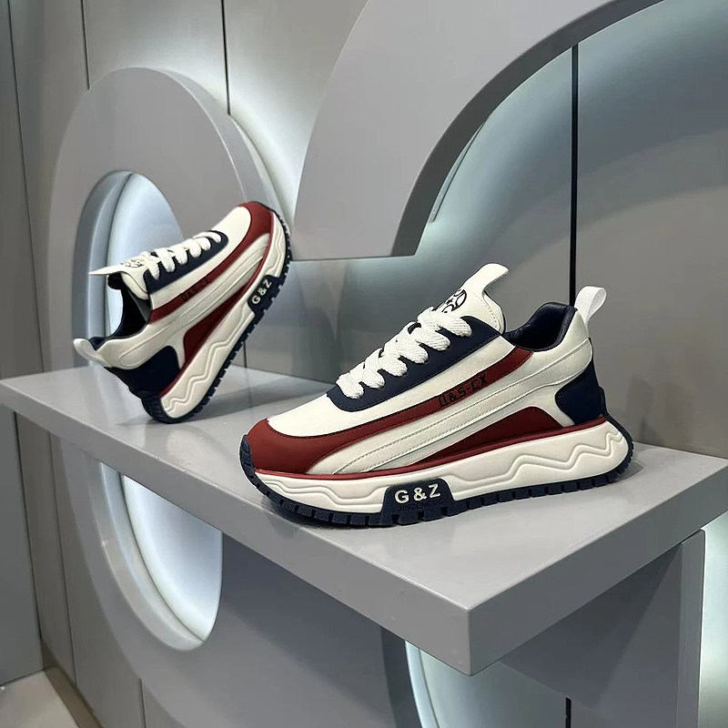 网红爆款男鞋2025新款冬季潮牌高级感运动休闲百搭厚底增高老爹鞋,流行男鞋,时尚休闲鞋,淘宝优惠券,粉丝福利购,淘宝优惠卷