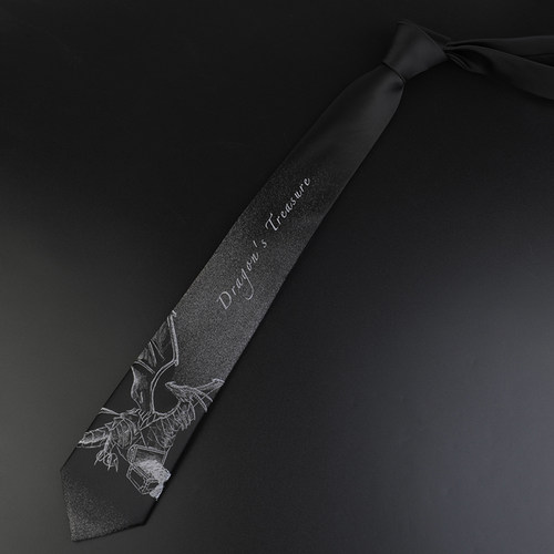 心脏地震巨龙的宝藏原创手打领带