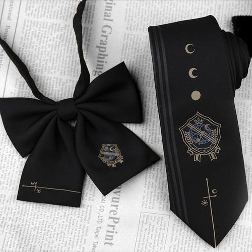 心脏地震休闲风制服领带休闲