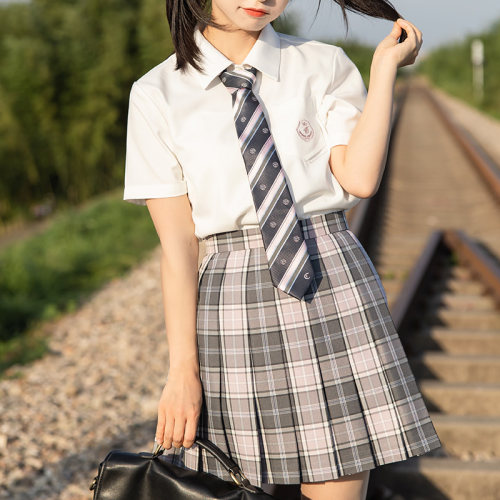 JK制服心脏地震原创格裙