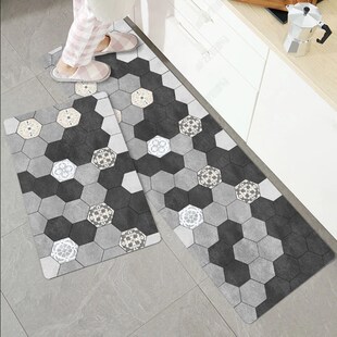 厨房地垫可洗防滑防油吸水吸油门垫卧室家用浴室卫生间厕所脚垫子
