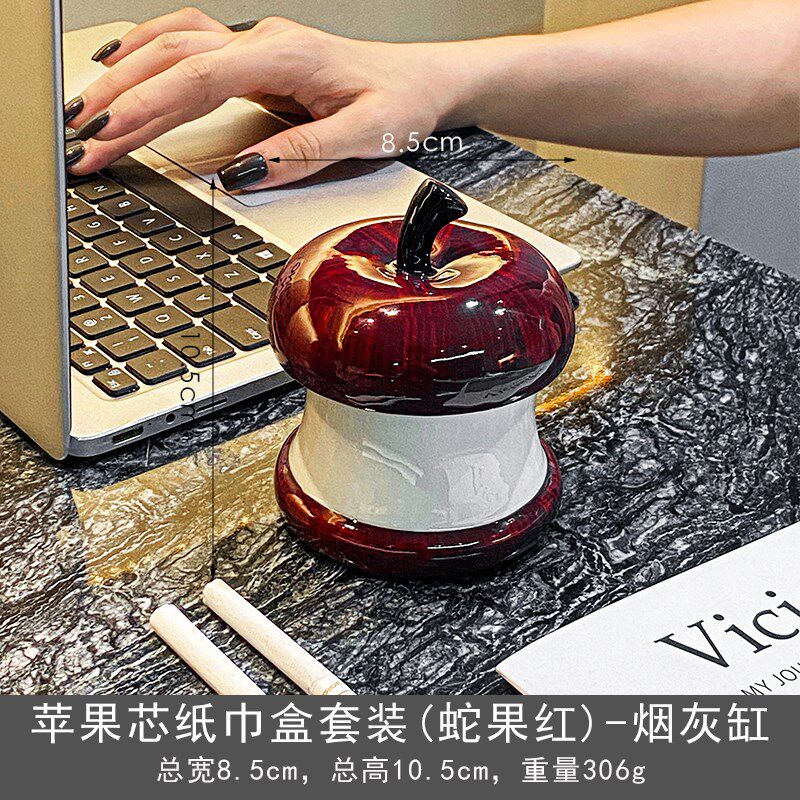 可爱云朵纸巾盒家用茶几陶瓷抽纸盒子创意个性床头餐巾纸收纳盒