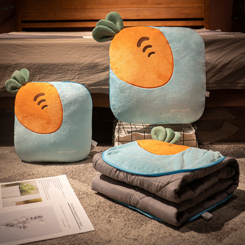 抱枕被子两用办公室折叠毯子二合一午睡枕头汽车载冬季加厚小靠枕,居家布艺,抱枕被,淘宝优惠券,粉丝福利购,淘宝优惠卷
