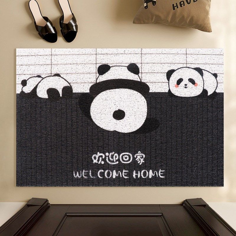 可爱卡通猫咪家用脚垫入户门地垫除尘防滑丝圈可裁剪垫子2025新款,居家布艺,入户地垫,淘宝优惠券,粉丝福利购,淘宝优惠卷