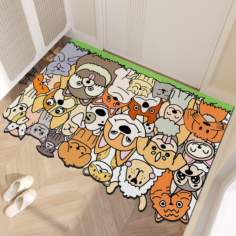 入户门地垫耐脏免洗脚垫可擦门垫进门口玄关地垫PVC可裁剪垫子,居家布艺,入户地垫,淘宝优惠券,粉丝福利购,淘宝优惠卷