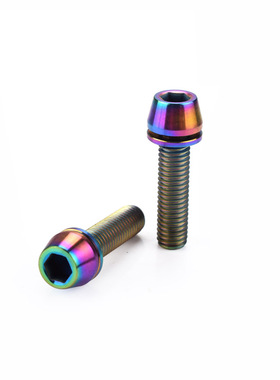 钛合金螺丝m5x20mm山地车把立螺丝公路自行车内六角固定螺丝防锈