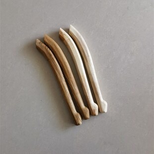 槐木 红花梨 实木大鼓锤打鼓棒一对老式弯鼓槌