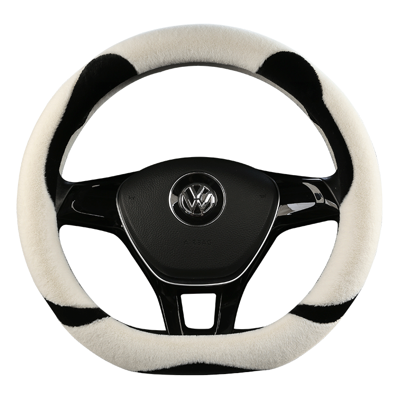 大众方向盘套冬季毛绒 速腾迈腾朗逸plus宝来帕萨特凌渡途岳途观L