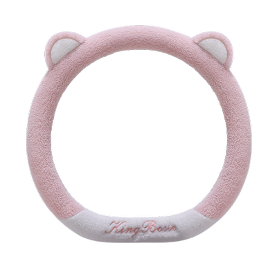 适用零跑方向盘套毛绒可爱冬季