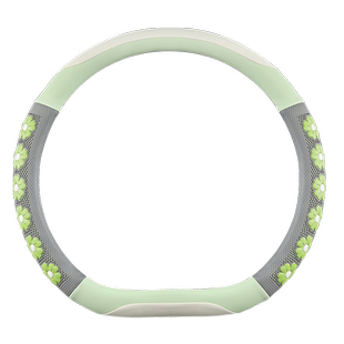 方向盘套四季通用卡通女士可爱女款吸汗防滑夏季网红汽车把套d型