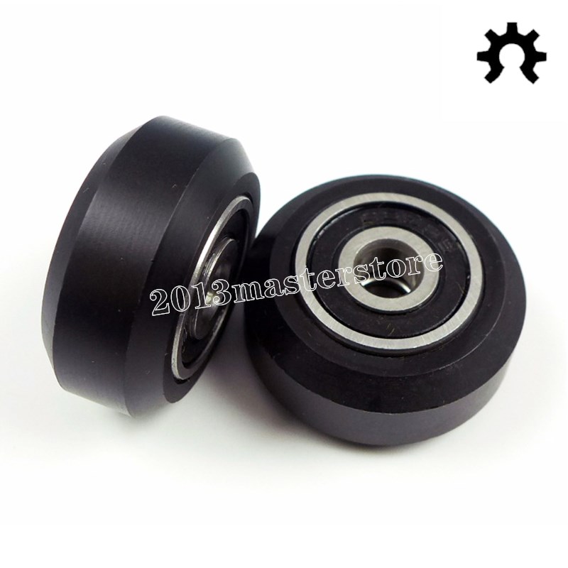 3D打印机滑轮Openbuilds雕刻机塑料V轮被动轮大轮小轮 V-Solt滑轮