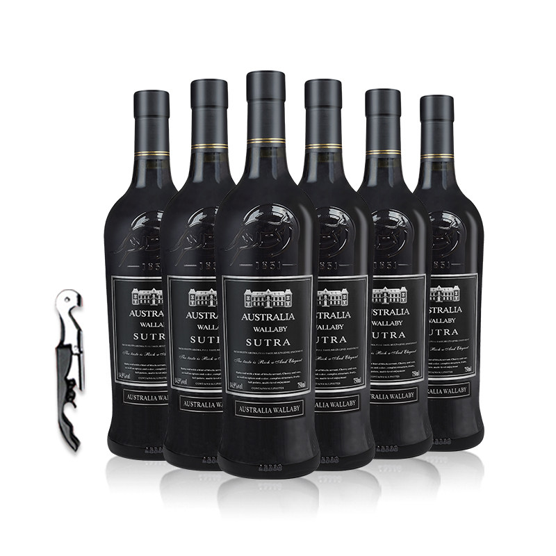 澳大利亚原酒进口红酒德澳袋鼠经典14.5度干红葡萄酒整箱礼盒,酒类,干红静态葡萄酒,淘宝优惠券,粉丝福利购,淘宝优惠卷