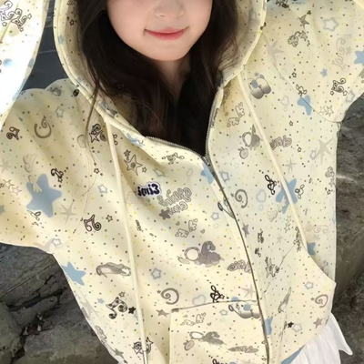 新加绒420克/薄款330克原版做工压线+刺绣原版尺寸纯棉华棉卫衣女