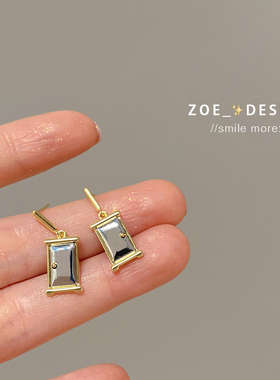 原创设计如意门耳钉s925纯银耳针防过敏耳饰高级感小众简约耳环女