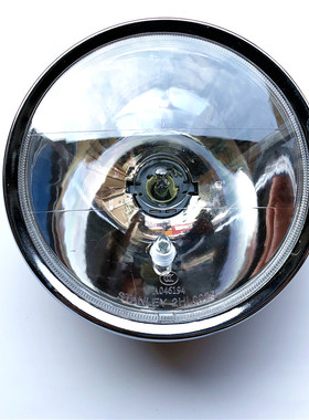 雅马哈摩托车YBR/E/S/Z七寸圆灯JYM125天戟改装前照灯新天剑K大灯