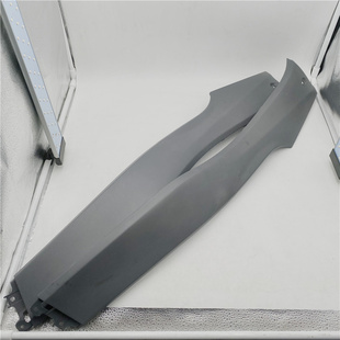 适用铃木瑞梦QS125T-4C/5前边条 前边轨侧下护板中边条后左右边条