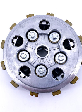 适用GN铃木王GS125钻豹HJ125K锐爽EN125-2离合器小古鼓摩擦片总成