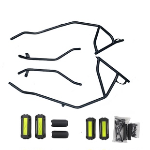 适用原装ADX125保险杠HJ125T-58/58A防摔碳钢护杠前后保险架护杆