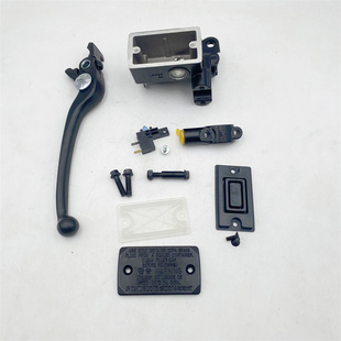 适用DR300 DR250 XCR300前制动上泵油缸前刹车手柄右牛角碟刹开关