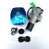 6AB电锁油箱锁盖 QS125 适用轻骑铃木王GS125全车套锁07新款 国三款