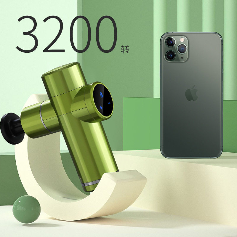 厂家直供迷你筋膜枪便捷式电动冲击枪筋肉放松器按摩枪USB筋膜枪