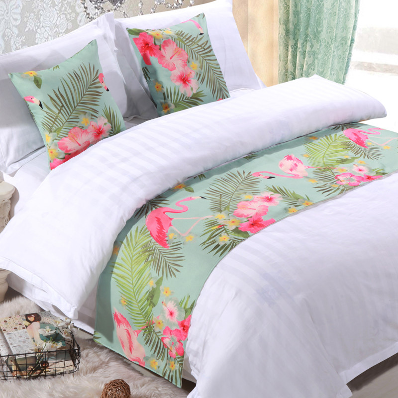 賓館酒店床上用品高檔賓館酒店床尾巾床旗床尾墊床蓋歐洲ins風在類目 牀上用品, 牀蓋中 - 來自Buy2taobao.com提供專業的淘寶代購服務