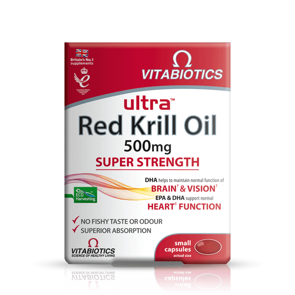 Vitabiotics Red Krill Oil 红磷虾油30粒/盒,共3盒,适宜三高人群