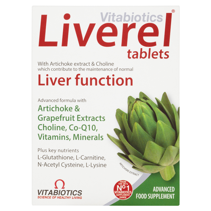 Vitabiotics 肝脏维护维生素60粒/盒,共3盒,朝鲜蓟,Q10,胡萝卜素