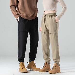 春秋新款户外休闲裤运动百搭潮流多口袋工装裤