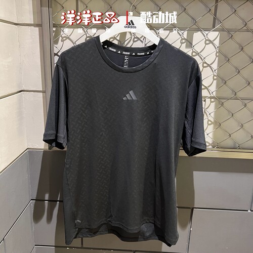 阿迪达斯夏季男运动休闲短袖T恤