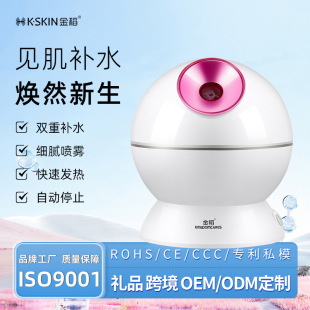 金稻节日礼品冷热双喷蒸脸器补水仪家用美容喷雾器蒸脸仪美容仪