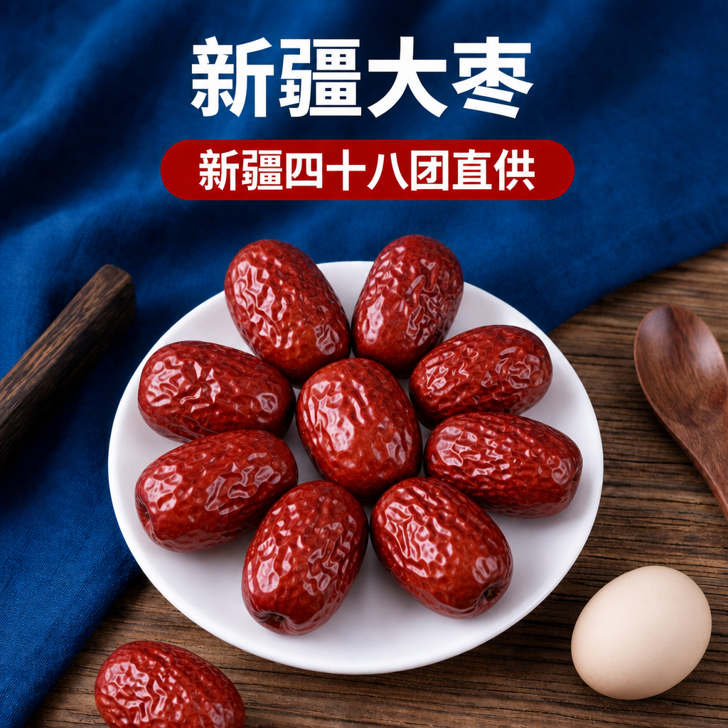 红枣特级新疆特产官方旗舰店和田大枣玉枣免洗礼盒新品新疆和田枣