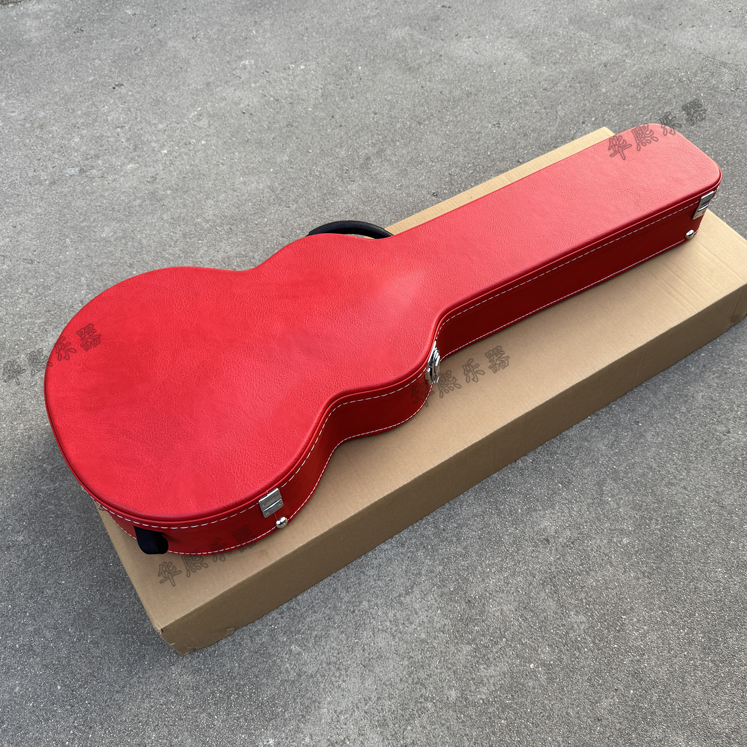 易普锋Epiphone Uptown Kat/ES339爵士电吉他琴盒 高档红色琴箱