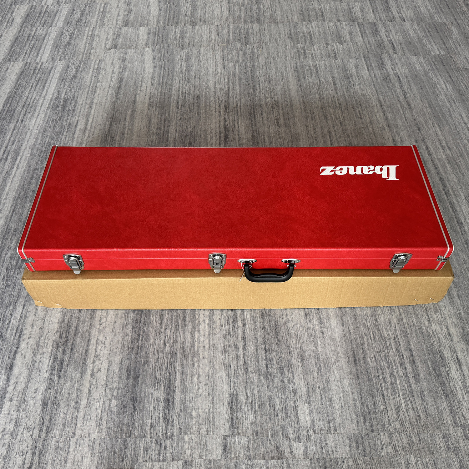 Ibanez依班娜电吉他ST型通用琴盒 高档经典红色琴箱 带锁吉他盒