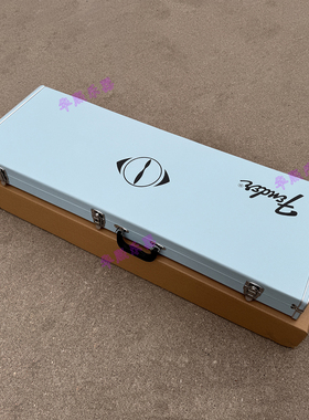 墨芬芬达Fender电吉他琴盒 ST/TELE浅蓝色琴箱 夜鹿签名款吉他盒