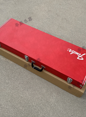 工厂直销 墨芬Fender芬达电吉他琴盒 ST/TELE经典红色琴箱 带锁