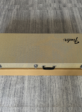 墨芬芬达Fender美洲豹Jazzmaster/Jaguar琴盒 高档黄纹内嵌式琴箱