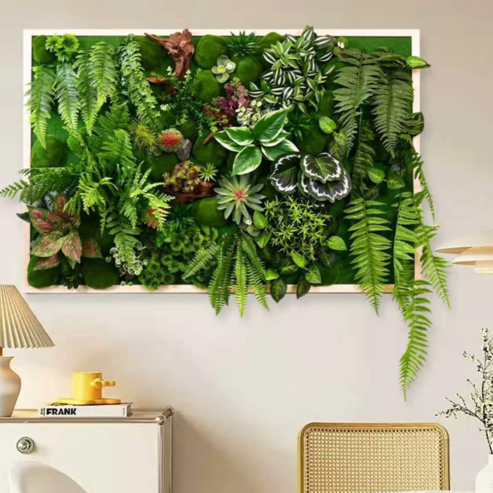仿真植物绿植多肉壁饰客厅卧室装饰画北欧风氛围感挂画壁挂墙饰