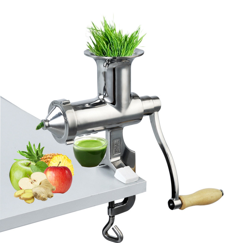 household Stainless steel Manual Wheatgrass Juice machine Hand shake fruit Vegetables Barley Juicerin the Kitchen/Cooking utensils , Kitchen Gadgets/Kitchen storage , Manual Juicer  category - from Buy2taobao.com to provide professional Taobao agent buy service