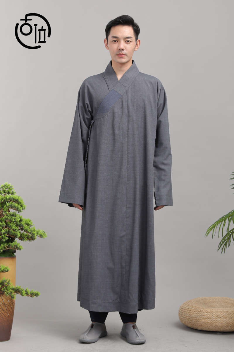 古未夏季僧服抗皱大褂垂感好