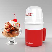 美国可口可乐冰淇淋机家用小型自制迷你水果雪糕冰激凌机甜筒机