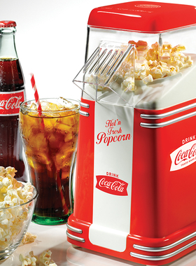 美国可口可乐爆米花机棉花糖机巧克力喷泉机小型全自动懒人轻食机